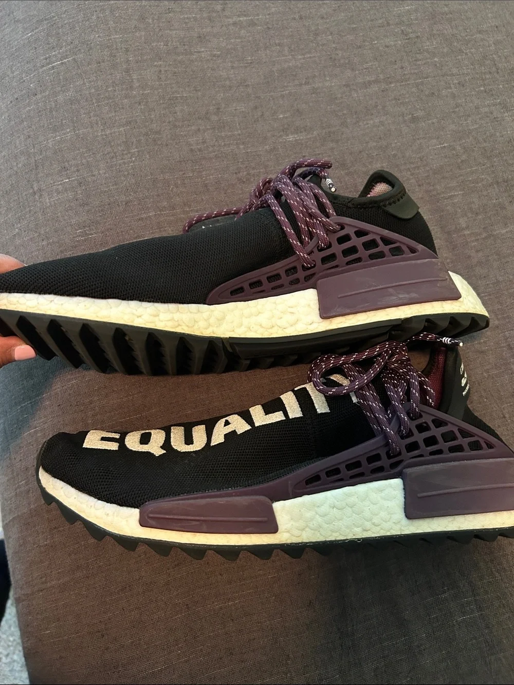 adidas Pharrell Williams Knit 'EQUALITY' Lace-Up Athletic Sneakers